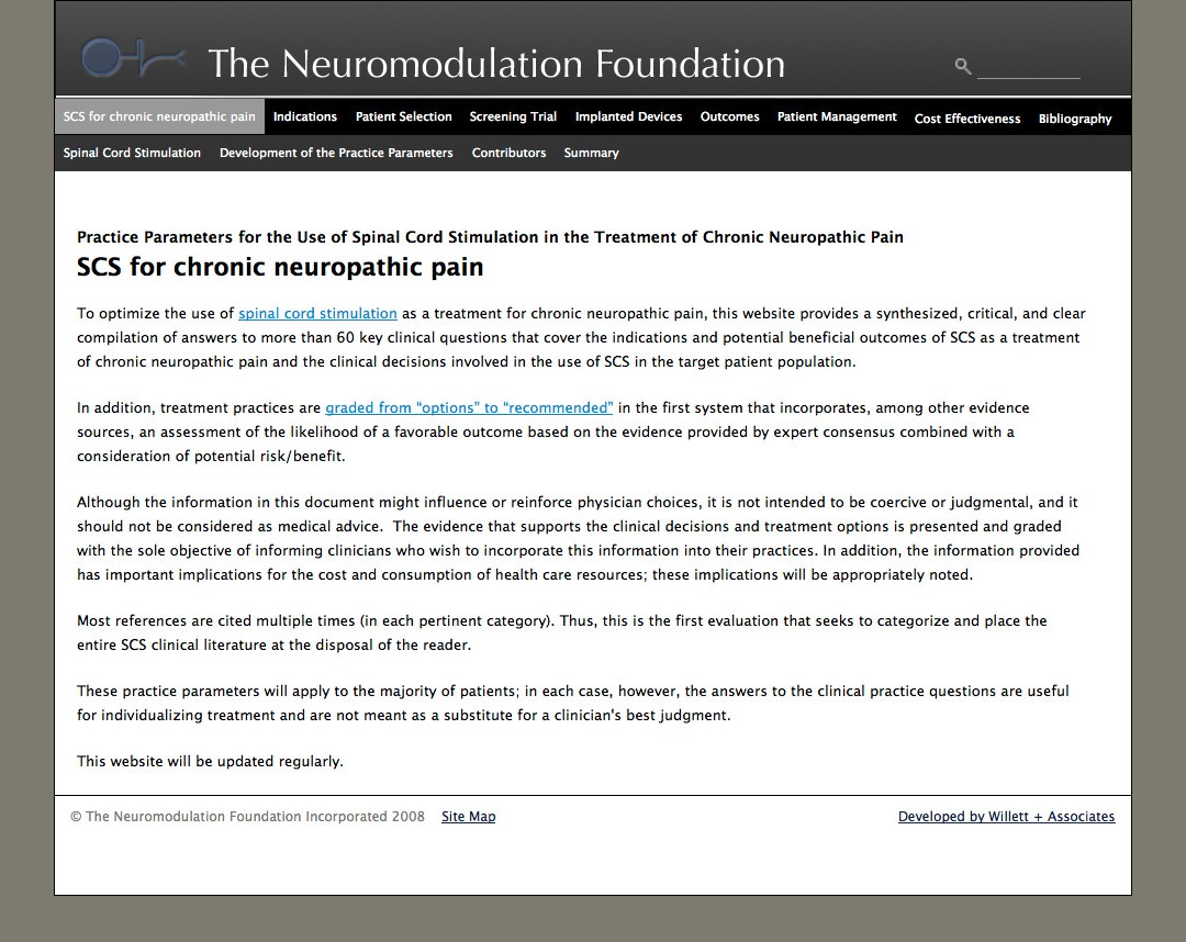 Neuromodulation Site Launched